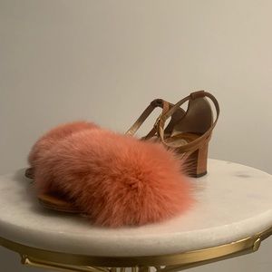 Brother Vellies Tufted Dhara fur-trimmed  sandals